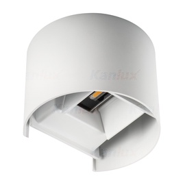 Valgusti Kanlux Reka LED EL 7W-O-W, 7W, LED, IP54, valge, 11.5 cm x 13.5 cm