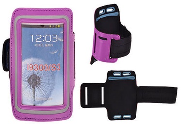 Telone Universal 7-13.7 Armband Pouch Case For Fitness Violet