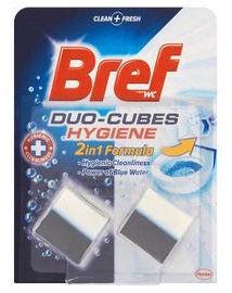 Bref Duo Cubes Hygiene Tablets For Toilet Water Tank 2x50g