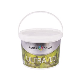 Дисперсионная краска Pentacolor Ultra 10, белый, 3 л