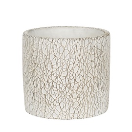 Keraamiline pott NDT Leon 2-01W, valge, 17 x 15 cm