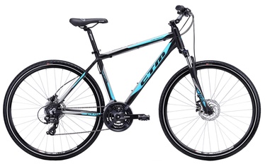 Dviratis Romet Twister 3.0 19" 28" Black Blue 19