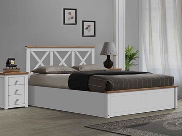 Signal Meble Orleans Bed 160x200cm White/Oak