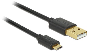 Delock Data And Fast Charging Cable USB 2.0 A / Micro-B 3 Pieces Set Black