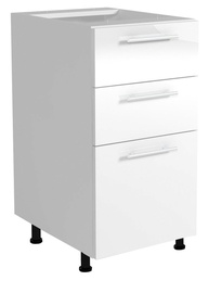 Apakšējais virtuves skapītis Halmar Vento D3S 40/82 White/Light Grey
