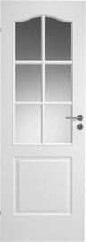 Дверь Swedoor 00/SP6 Diamante, универсальная, белый, 209 x 69 x 4 см