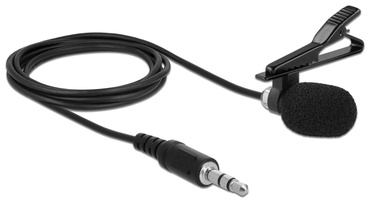 Микрофон Delock Tie Lavalier 66279, черный