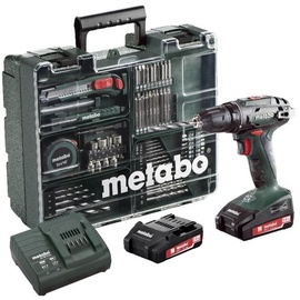 Puur koos akuga Metabo BS 18 Set, 18 V, 2 Ah