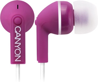 Ausinės Canyon In-Ear Earphones Purple CNS-CEP03P