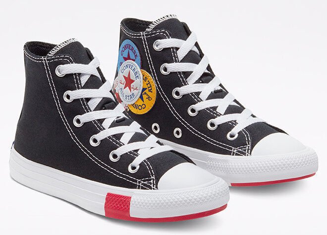 converse junior hi top
