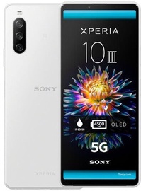 Мобильный телефон Sony Xperia 10 III, белый, 6GB/128GB