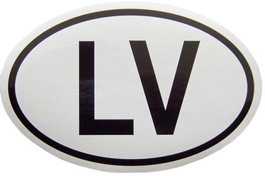 SN Car Sticker Small LV