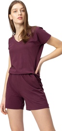 Audimas Soft Touch Modal Shorts Jumpsuit Fig L