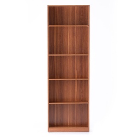 Plaukts Homede Plix Bookcase Wallnut