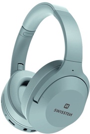 Belaidės ausinės Swissten Huricane Grey