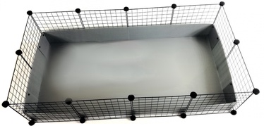 Grauzēju būris C&C Modular Cage, 1450 mm x 370 mm x 750 mm