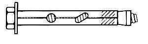 Ankrupolt mutriga Haushalt B, 12x82 mm, 5 tk