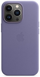 Чехол Apple Leather Case with MagSafe, Apple iPhone 13 Pro, фиолетовый