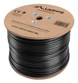 Lanberg Cable CAT5e UTP Black 305m