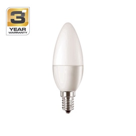 Лампочка Standart LED, B35, теплый белый, E14, 5.5 Вт, 470 лм