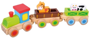 Bino Train Set With Blocks 35cm