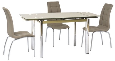 Pusdienu galds Signal Meble GD-019 Beige, 1500x700x760 mm