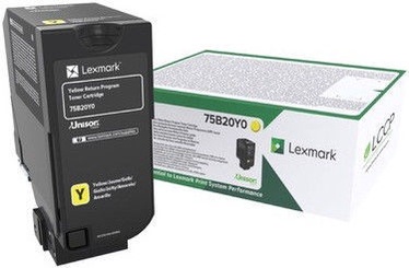 Tonerių kasetė Lexmark 10K Return Program Toner Cartridge 75B20Y0, geltona