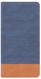 Blun Soft Touch Book Case For Samsung Galaxy A3 A320F Blue