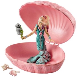 Schleich Mermaid With Baby Seal In Shell 70564