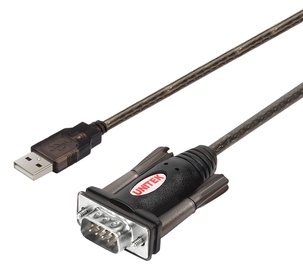 Vads Unitek Y-105 USB To Serial Converter USB male, RS-232 male, 1.5 m, melna