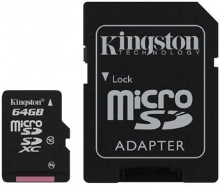 Kingston 64GB Micro SDXC Class 10 + Adapter