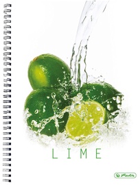 Herlitz Spiral Pad A4 Fresh Fruit Lime 11291697