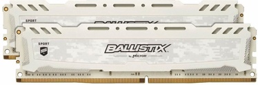 Crucial Ballistix Sport LT White 16GB 2666MHz CL16 DDR4 KIT OF 2 BLS2C8G4D26BFSCK