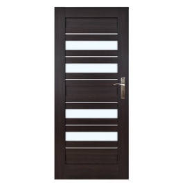Vidaus durų varčia Bari 7/4, wenge, kairinė, 74.4x203.5 cm