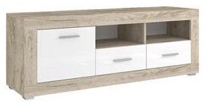 Tuckano TB-140 Warsaw RTV Stand Oak/White