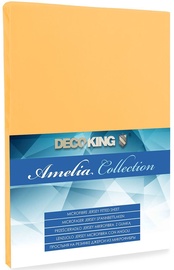 Voodilina DecoKing Amelia Orange, 160x200 cm, kummiga