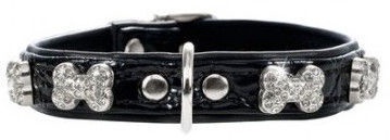 Hunter Collar Modern Art Bone Black 40cm