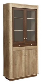 Olmeko Fantazija 34.05 Display Cabinet Canyon/Cagliari Oak