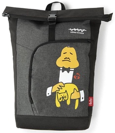 Туристический рюкзак Jata Thermal Bag HPOR7045, черный/серый, 17 л