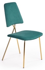 Стул для столовой Halmar K411 Dark Green/Gold