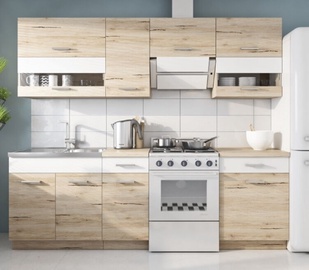 Кухонный гарнитур WIPMEB Rio, белый, 2.4 м