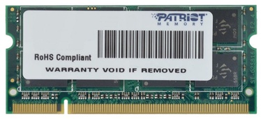 Оперативная память (RAM) Patriot PSD34G1600L81S, DDR3 (SO-DIMM), 4 GB, 1600 MHz