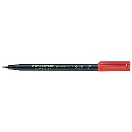 Marker Lumocolor F 0,6mm punane Staedtler