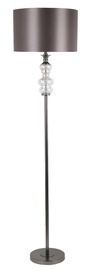 Gaismeklis Home4you Luxo Standing Lamp 167cm Antique Grey/Glass
