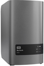 Cietais disks Western Digital My Book Duo RAID Storage USB 3.0, HDD, 20 TB, sudraba/melna