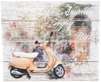 Home4you Print Picture 3D Metal 50x60cm Vespa