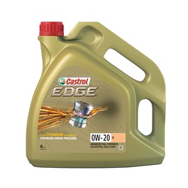 Mootoriõli Castrol Edge Titanium FST 0W - 20, sünteetiline, sõiduautole, 4 l