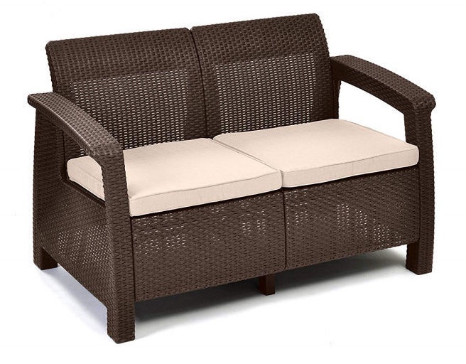 keter corfu 3 seater sofa