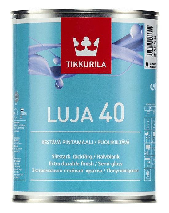 Seinavärv Tikkurila, valge, 0.9 l