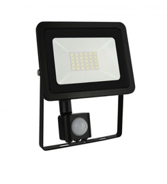 Prožektors Spectrum Noctis Lux2, 20 W, 1750 lm, 4000 °K, IP44, melna